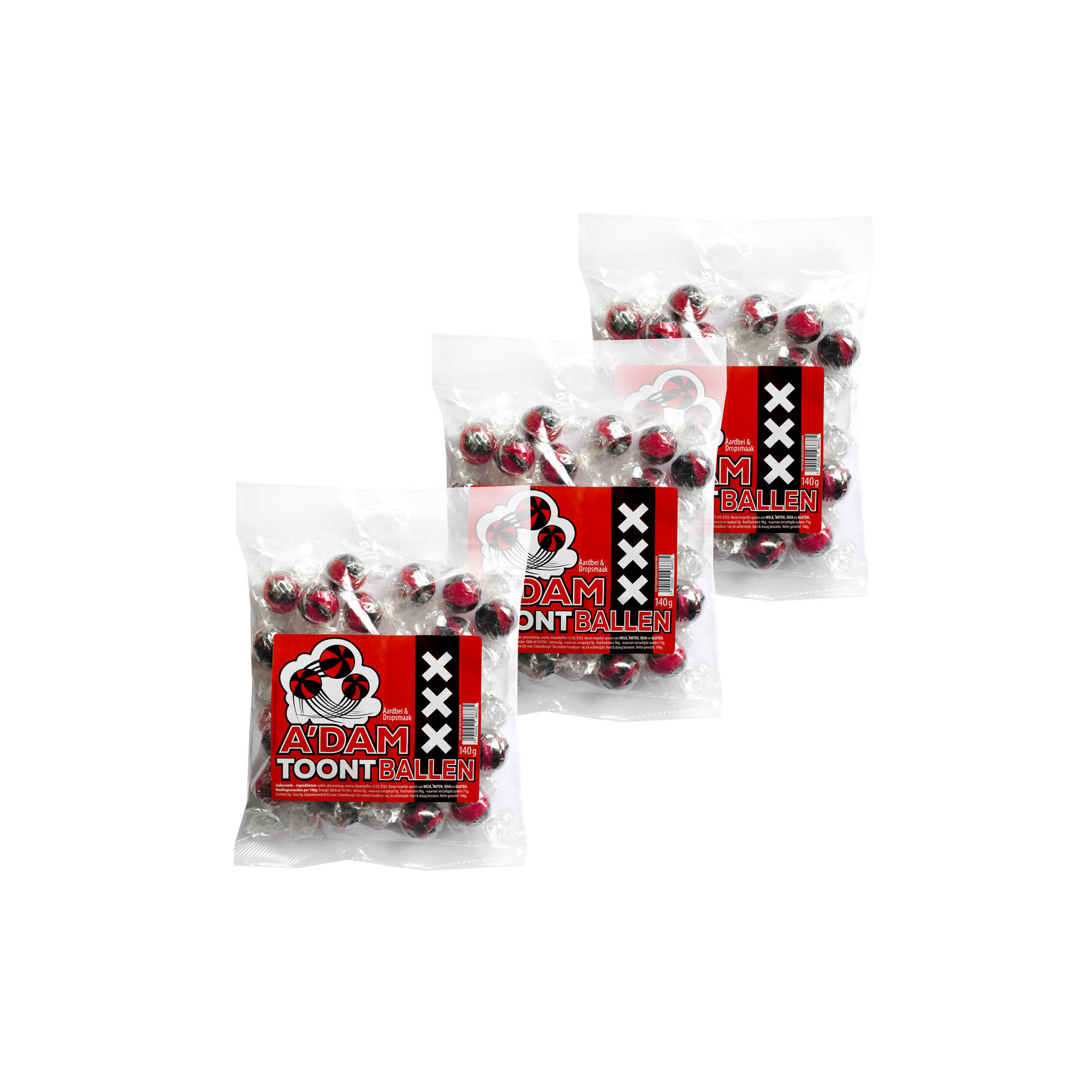 Zakje Amsterdamse Snoepballen (3-pack)